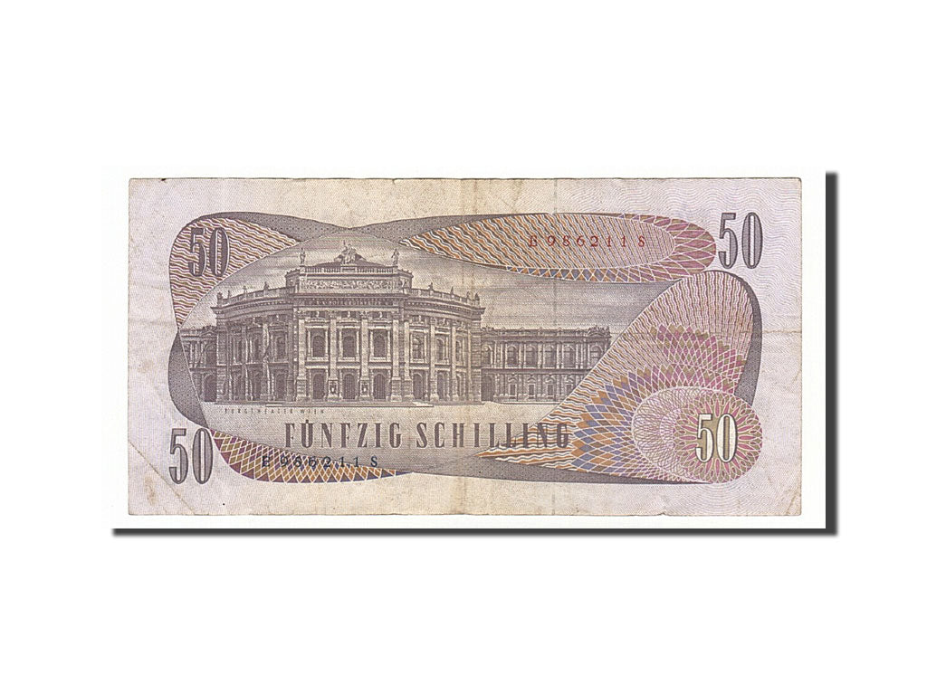 Austria, 50 Schilling, 1970, KM #143a, 1970-01-02, VF(20-25), E986211S