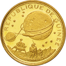 Guinea, 2000 Francs, 1969, MS(63), Gold, KM:18