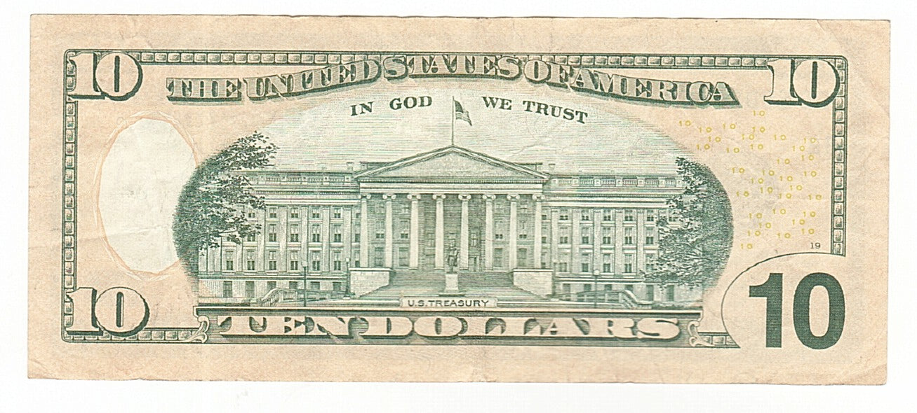 United States, Ten Dollars, 2004, KM #4770, EF(40-45), GB53081669A