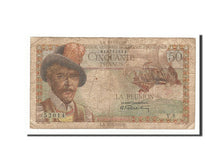 Reunion, 50 Francs, 1947, KM #44a, F(12-15), Y.8