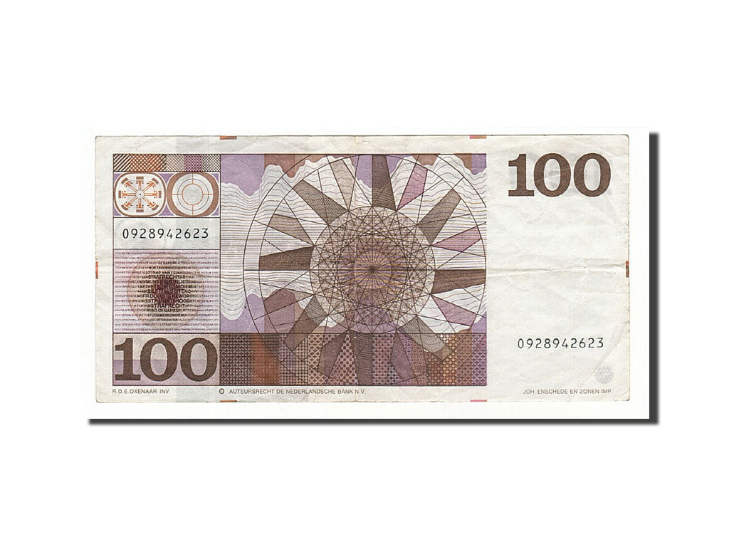 Netherlands, 100 Gulden, 1970, KM #93a, 1970-05-14, EF(40-45), 0928942623