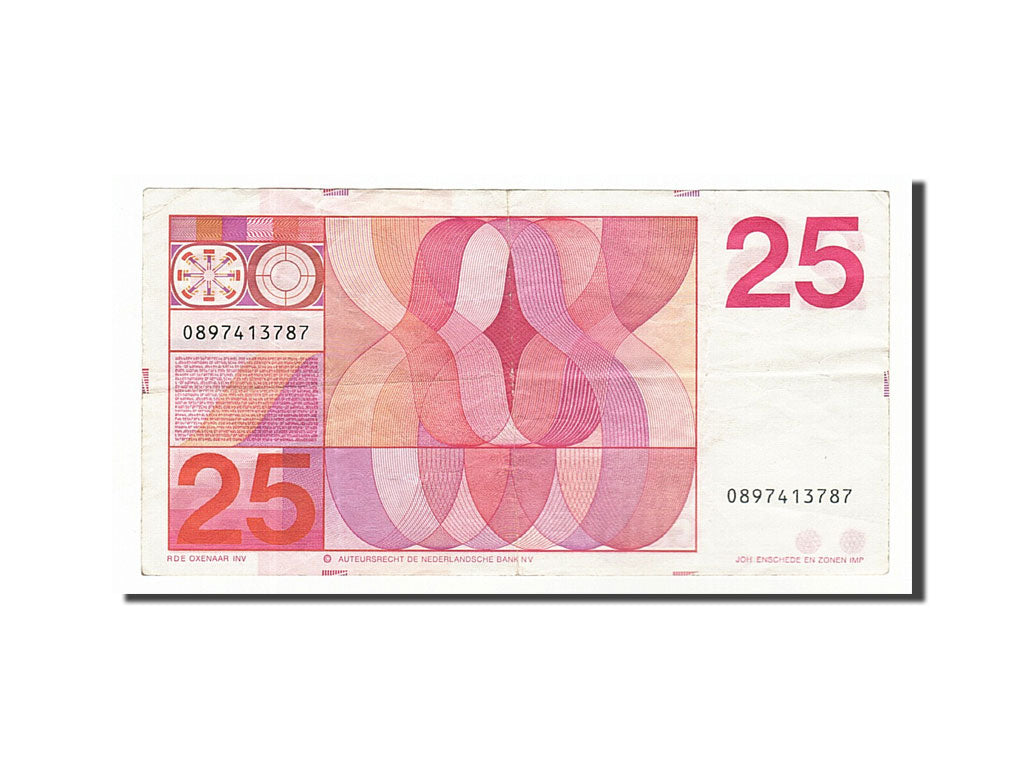 Netherlands, 25 Gulden, 1971, KM #92a, 1971-02-10, EF(40-45), 0897413787