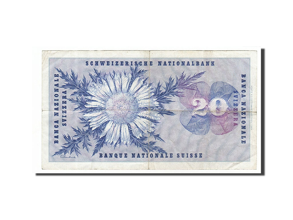 Suisse, 20 Francs type Dufour