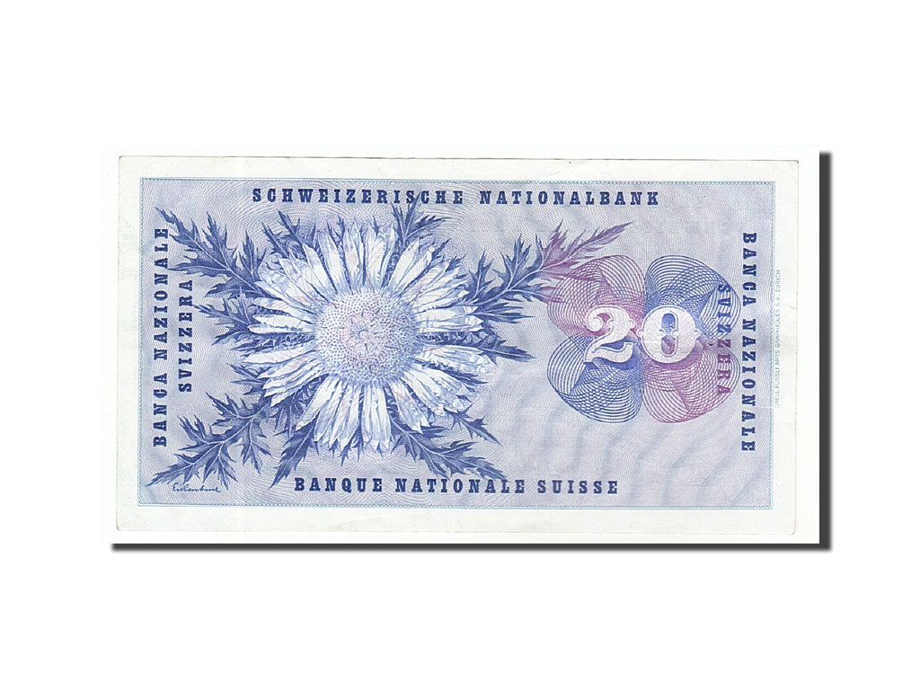 Switzerland, 20 Franken, 1964, KM #46k, 1964-04-02, EF(40-45), 097970