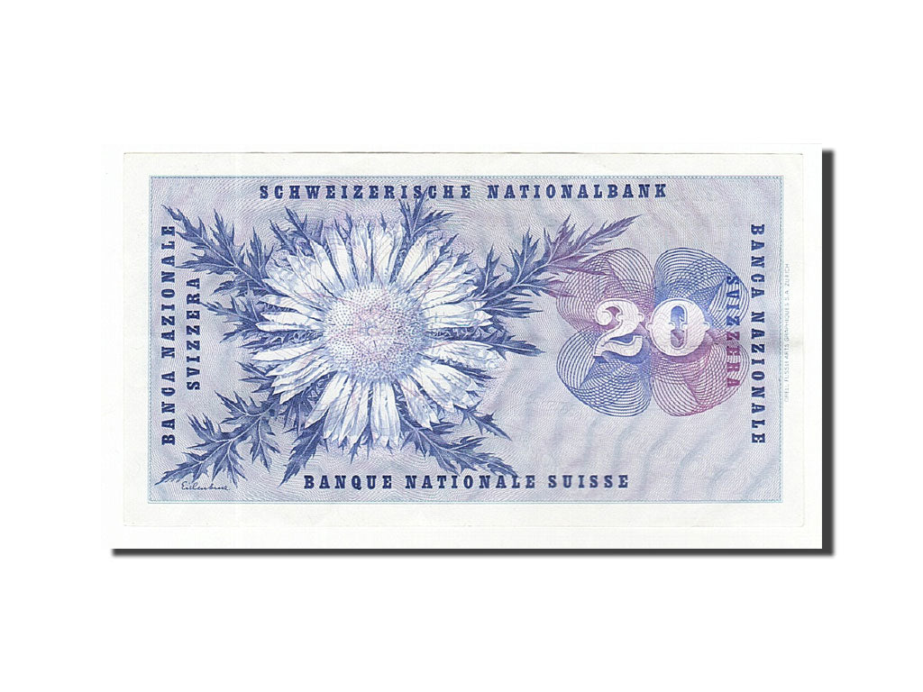 Suisse, 20 Francs type Dufour