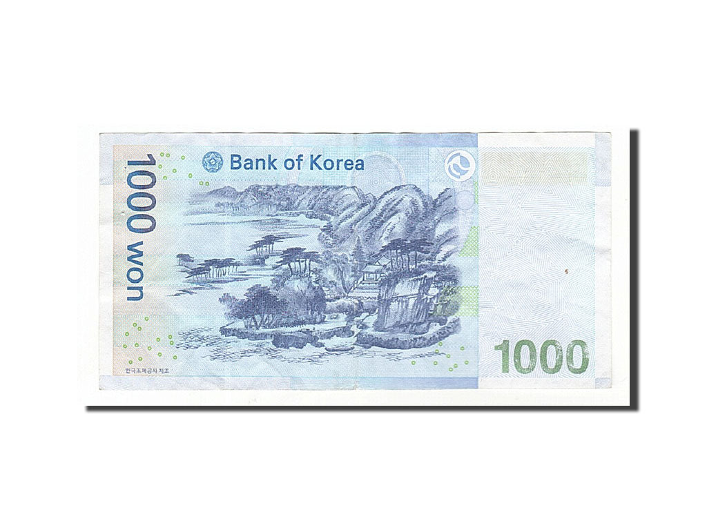 Billet, South Korea, 1000 Won, 2007, TTB