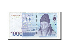 Banknot, Korea Południowa, 1000 Won, 2007, EF(40-45)