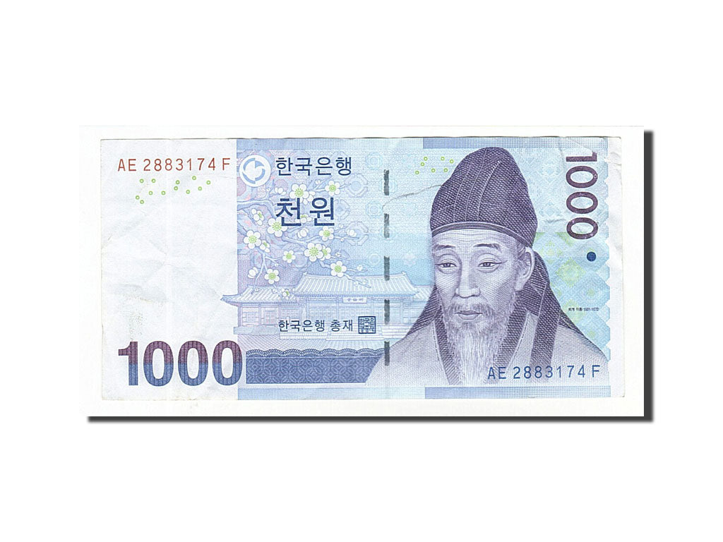 Banknote, South Korea, 1000 Won, 2007, EF(40-45)