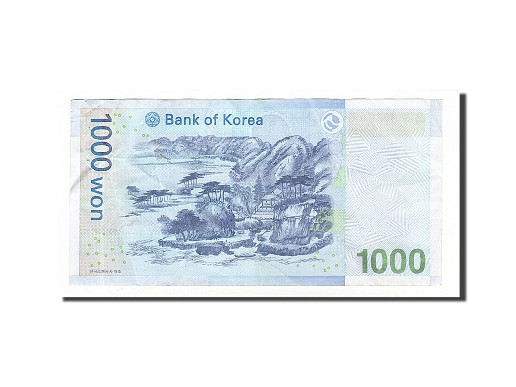 Banknote, South Korea, 1000 Won, 2007, EF(40-45)