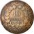 Moneta, Francia, Cérès, 10 Centimes, 1872, Bordeaux, MB, Bronzo, KM:815.2