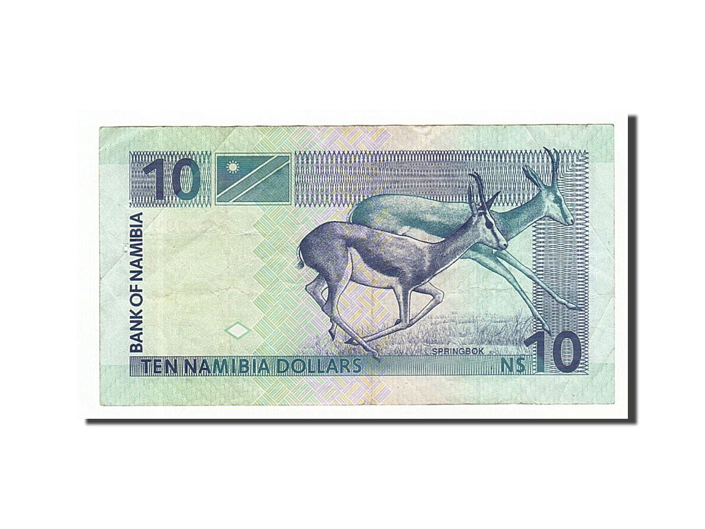 Namibia, 10 Namibia Dollars, 2001, KM #4a, VF(30-35), A26499981