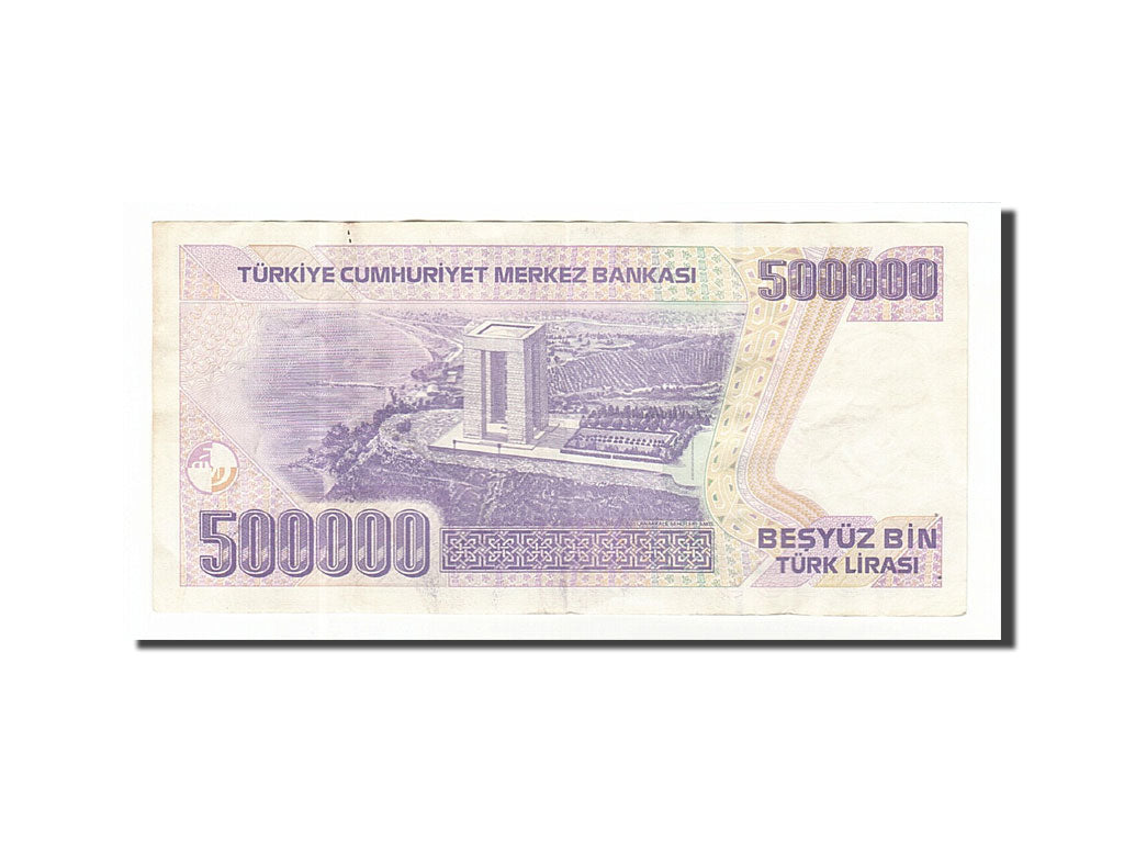 Turkey, 500,000 Lira, 1993, KM #208, EF(40-45), K78011428