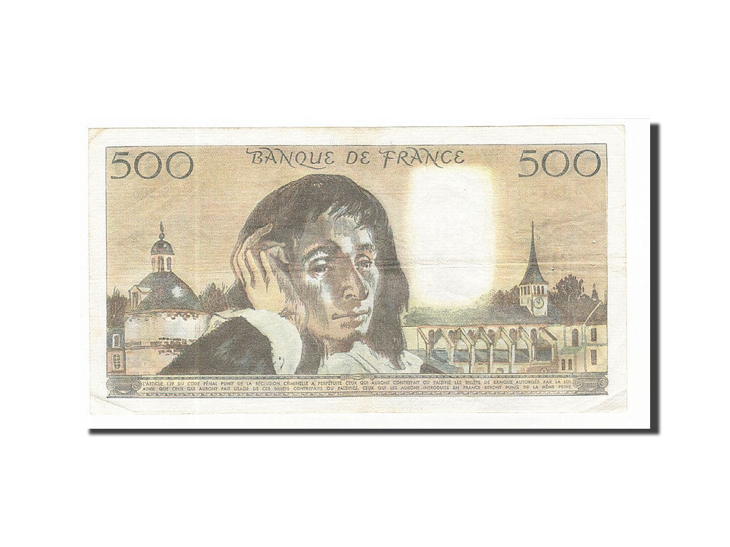 Billet, France, 500 Francs, 500 F 1968-1993 ''Pascal'', 1984, 1984-07-05, TB