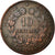 Monnaie, France, Cérès, 10 Centimes, 1875, Bordeaux, TB, Bronze, KM:815.2
