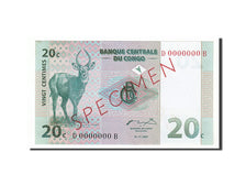 Banknot, Republika Demokratyczna Konga, 20 Centimes, 1997, 1997-11-01, UNC(63)