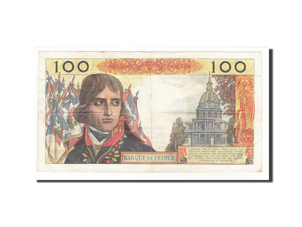 France, 100 Nouveaux Francs, 100 NF 1959-1964 ''Bonaparte'', 1959, KM #144a,...