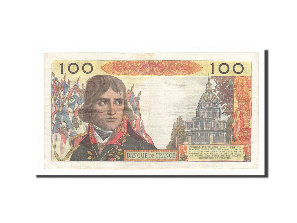 Banknote, France, 100 Nouveaux Francs, 100 NF 1959-1964 ''Bonaparte'', 1959