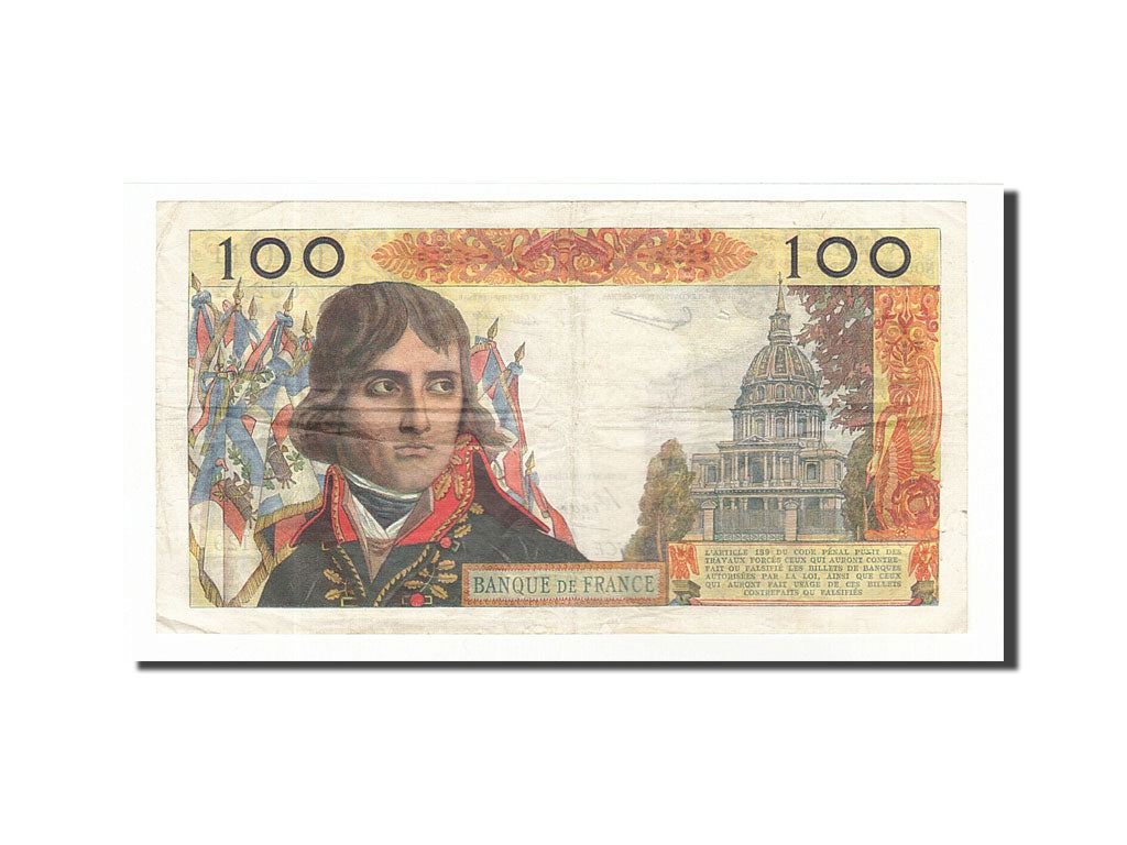 Francia, 100 Nouveaux Francs, 100 NF 1959-1964 ''Bonaparte'', 1961, KM:144a,...