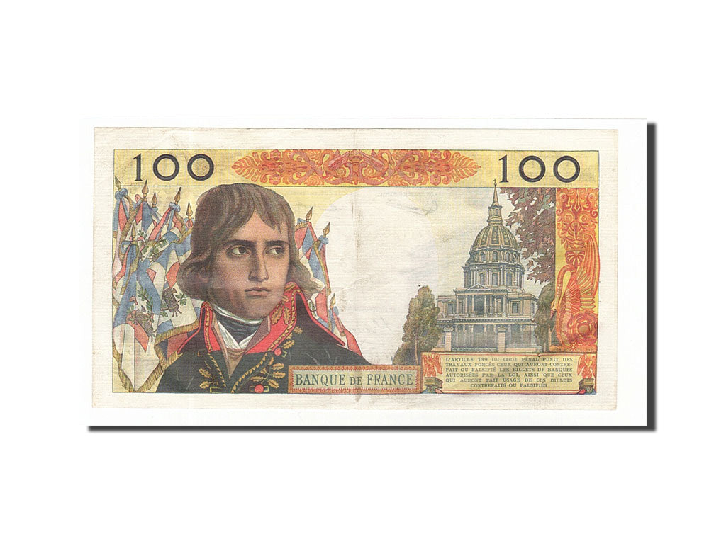 Banknote, France, 100 Nouveaux Francs, 100 NF 1959-1964 ''Bonaparte'', 1962