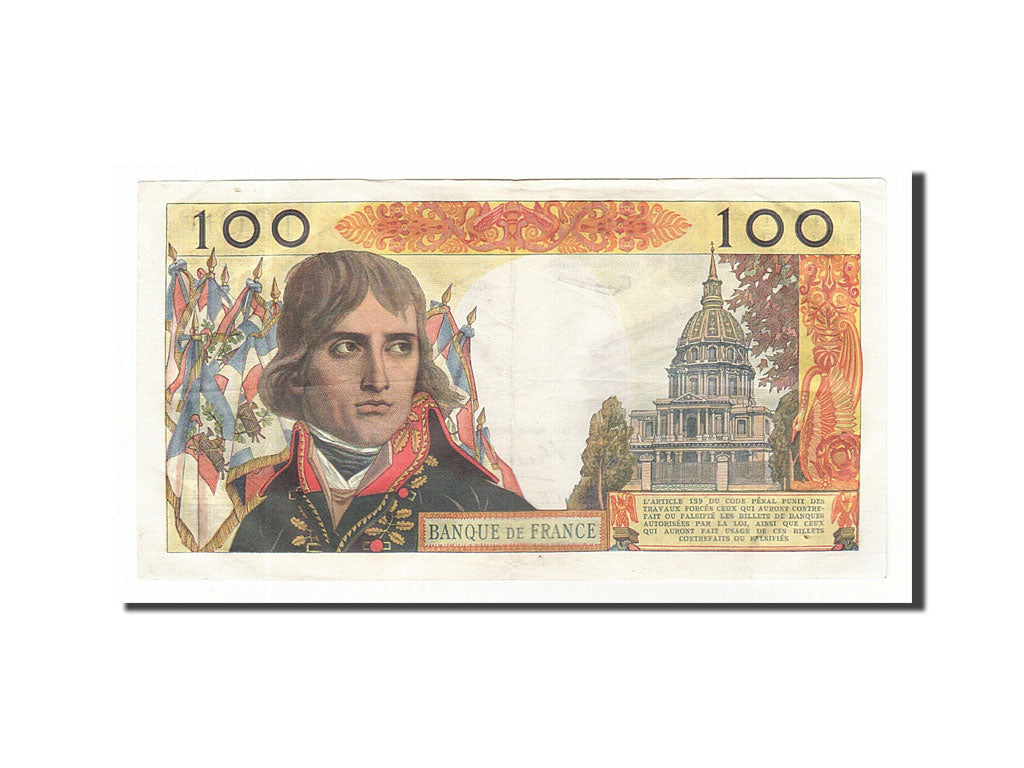Banknote, France, 100 Nouveaux Francs, 100 NF 1959-1964 ''Bonaparte'', 1963