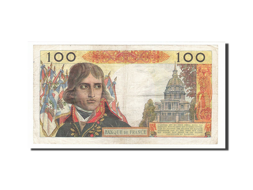 Banconote, Francia, 100 Nouveaux Francs, 100 NF 1959-1964 ''Bonaparte'', 1964
