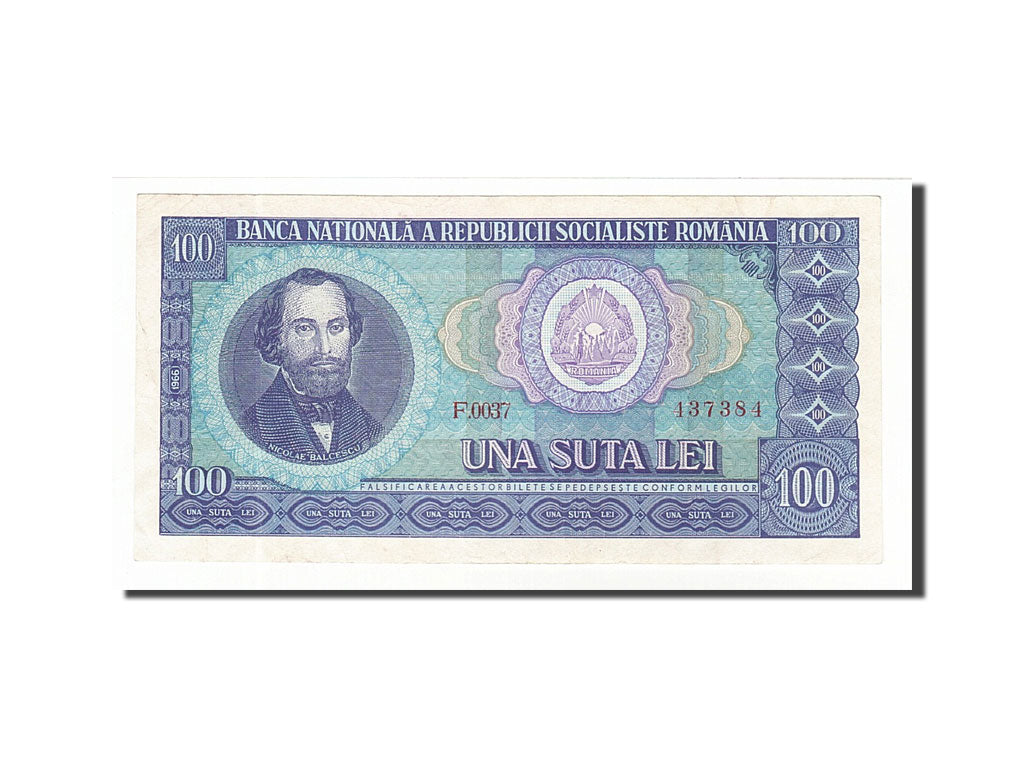Roumanie, 100 Lei type Balcescu