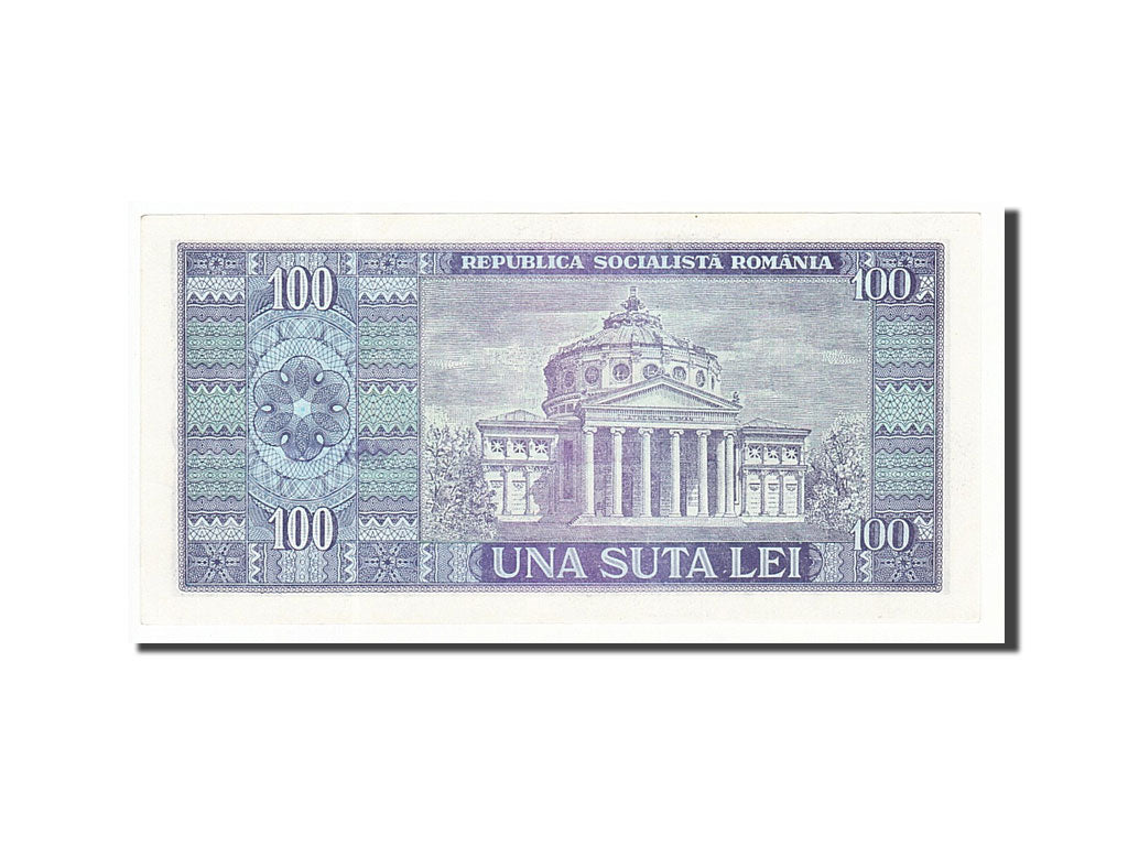 Geldschein, Rumänien, 100 Lei, 1966, UNZ-