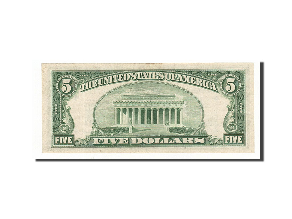 Stati Uniti, Five Dollars, 1950, BB