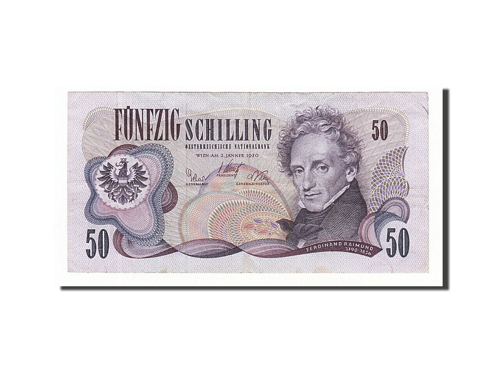 Banknote, Austria, 50 Schilling, 1970, 1970-01-02, EF(40-45)