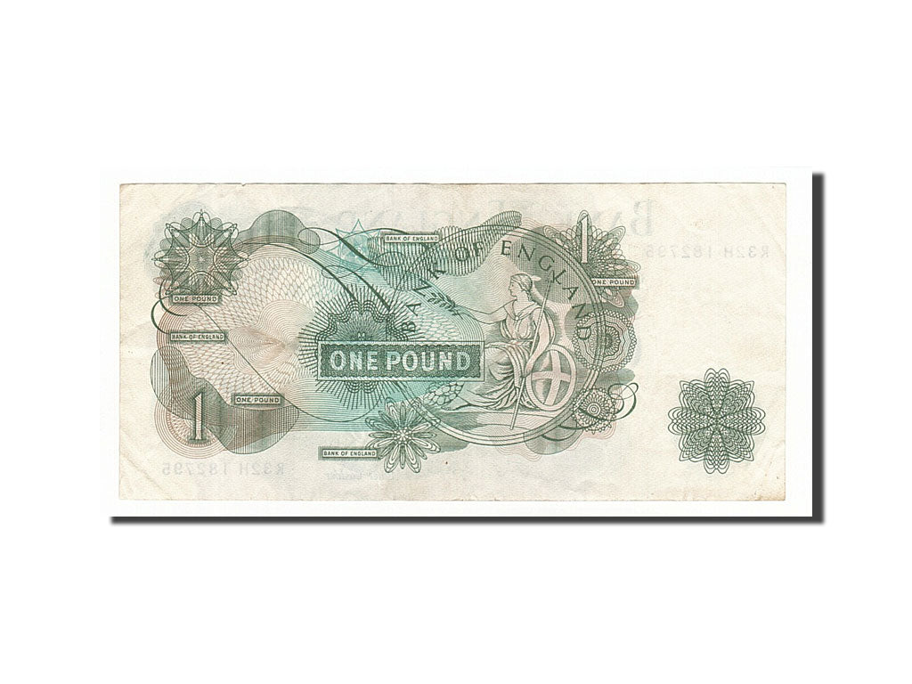 Great Britain, 1 Pound, 1966, KM #374e, EF(40-45), R32H182795