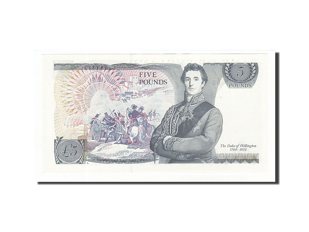 Geldschein, Großbritannien, 5 Pounds, 1988, UNZ-