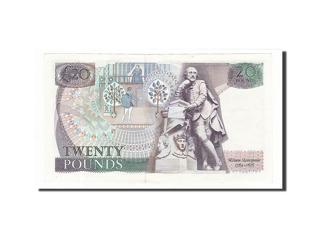 Banknote, Great Britain, 20 Pounds, 1988, UNC(60-62)