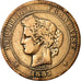 Munten, Frankrijk, Cérès, 10 Centimes, 1883, Paris, ZG+, Bronze, KM:815.1