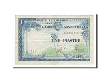 French Indo-China, 1 Piastre = 1 Dong, 1954, KM #105, VF(30-35), D21 65460