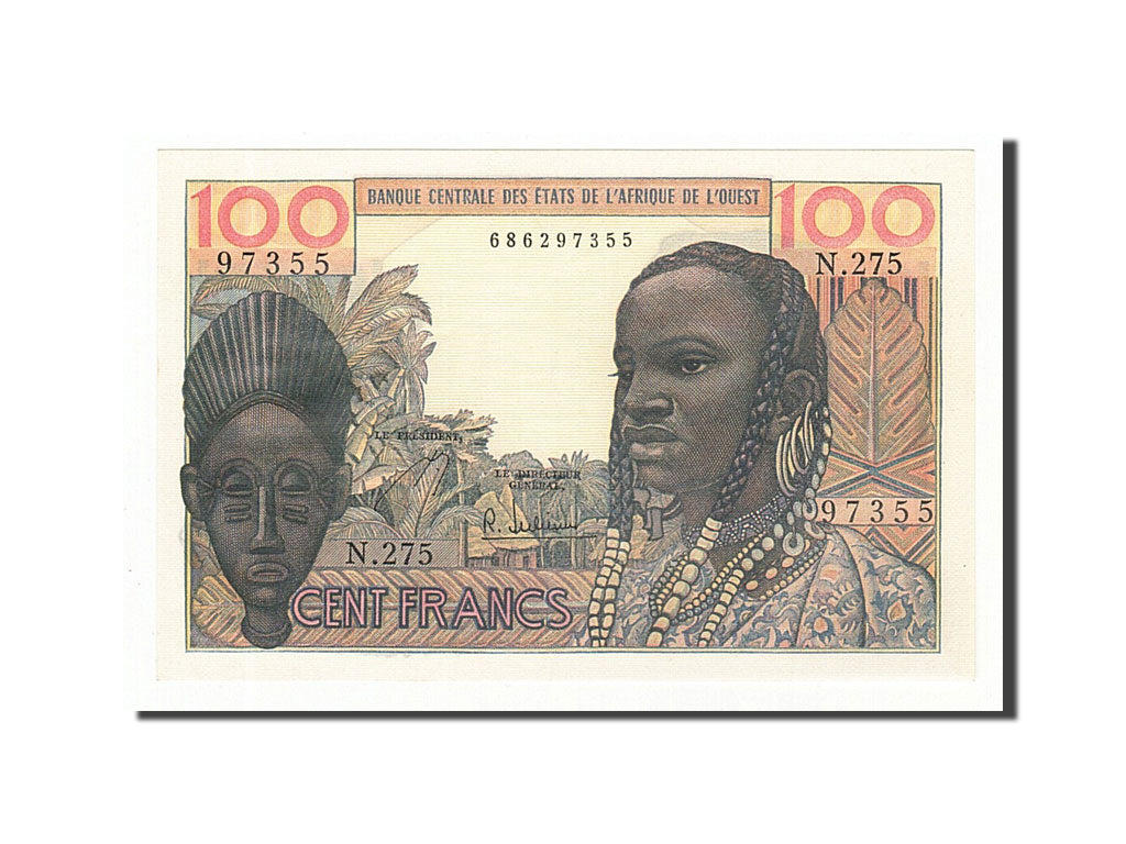 Afrique de l'Ouest, 100 Francs type 1956