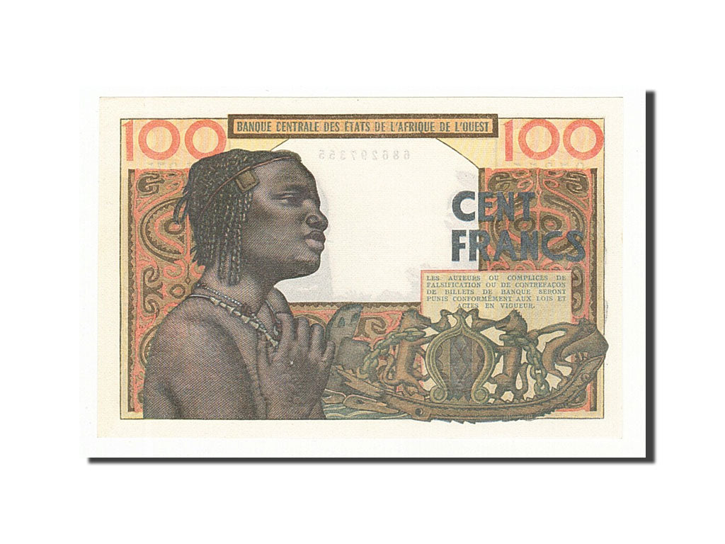 Afrique de l'Ouest, 100 Francs type 1956