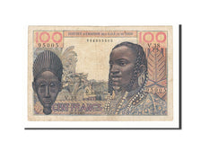 French West Africa, 100 Francs, 1957, KM #46, 1957-05-20, VF(30-35), V.38 95005
