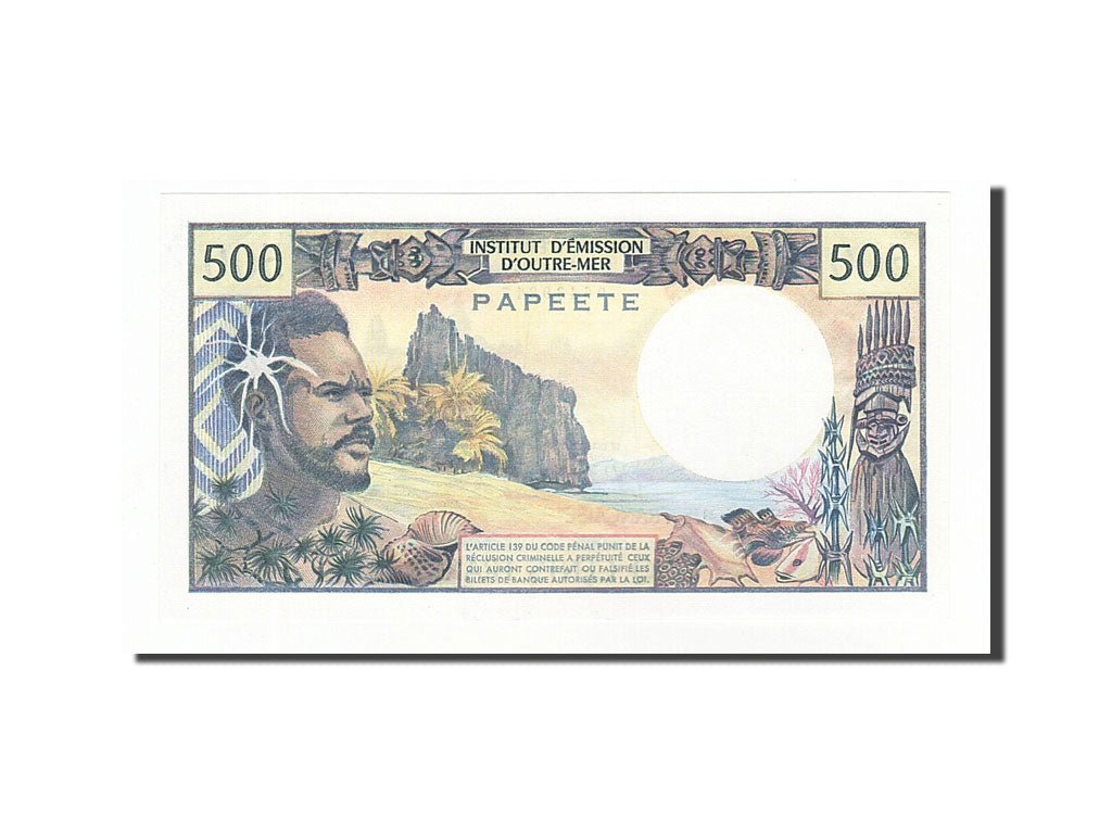 Billet, Tahiti, 500 Francs, 1985, NEUF