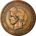 Moneda, Francia, Cérès, 10 Centimes, 1885, Paris, BC, Bronce, KM:815.1