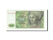 Billet, République fédérale allemande, 20 Deutsche Mark, 1977, 1977-06-01