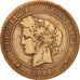 France, Cérès, 10 Centimes, 1886, Paris, VF(20-25), Bronze, KM:815.1,Gadoury265a
