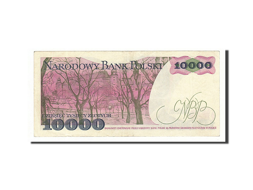 Poland, 10,000 Zlotych, 1987, KM #151a, 1987-02-01, EF(40-45), C7518119