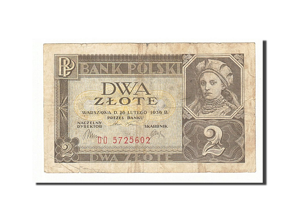 Polonia, 2 Zlote, 1936, 1936-02-26, MB