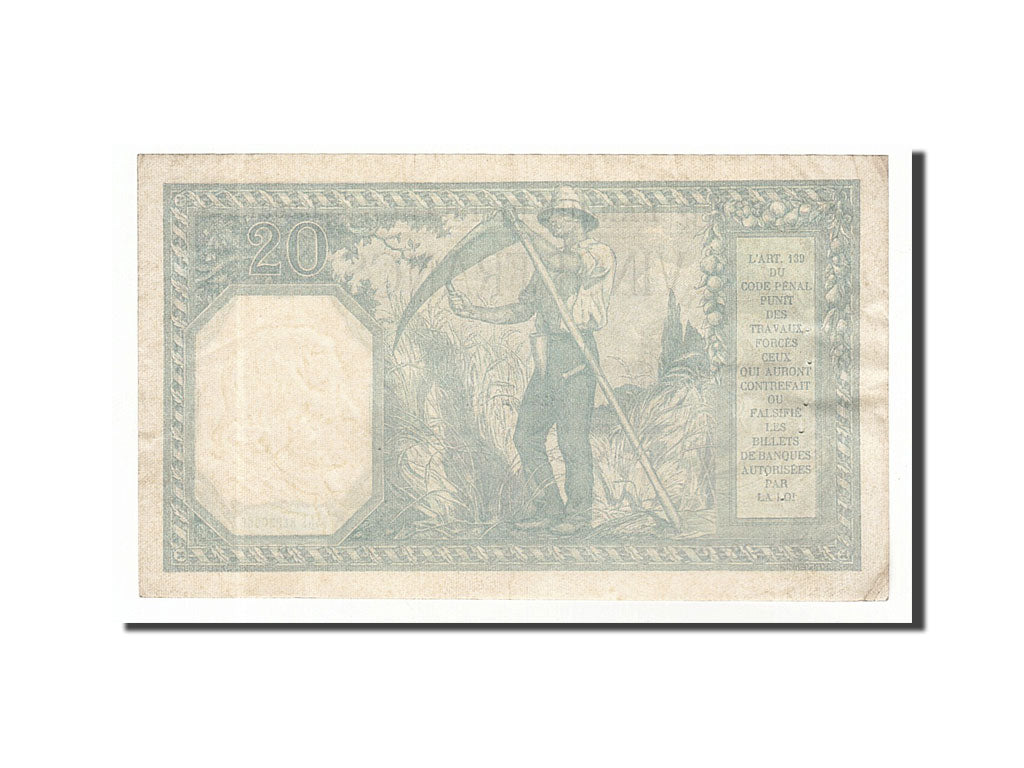Billete, Francia, 20 Francs, 20 F 1916-1919 ''Bayard'', 1917, 1917-08-08, MBC+