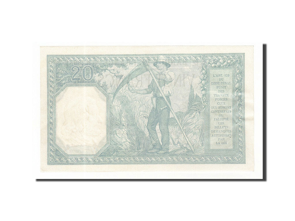 Banknote, France, 20 Francs, 20 F 1916-1919 ''Bayard'', 1917, 1917-09-07