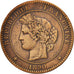 France, Cérès, 10 Centimes, 1890, Paris, VF(30-35), Bronze, KM:815.1,Gadoury265a