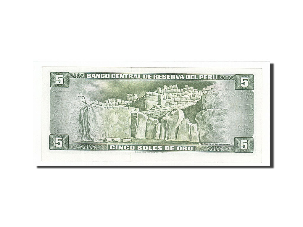 Peru, 5 Soles de Oro, 1970, KM #99b, 1970-10-16, UNC(65-70), J197 549967
