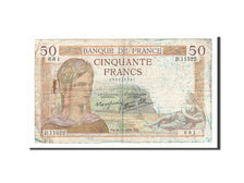 Biljet, Frankrijk, 50 Francs, 50 F 1934-1940 ''Cérès'', 1939, 1939-11-09, TB