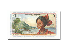 Banknot, Antyle Francuskie, 10 Francs, 1964, UNC(65-70)