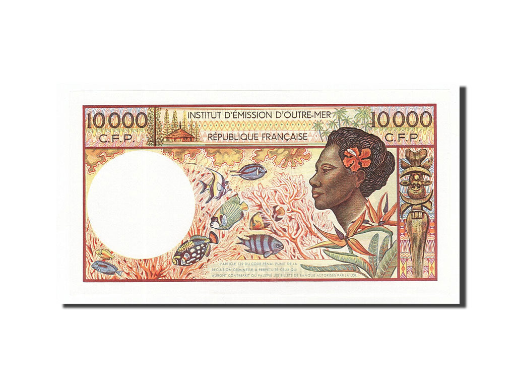 Territoires Français du Pacifique, 10 000 Francs CFP type 1985